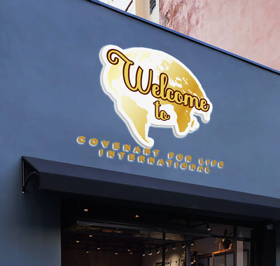 3D UV Metal Backlit sign for Tiara Byas