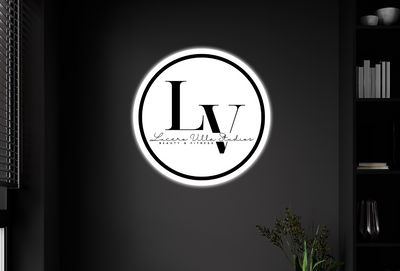 Neon Acrylic Sign for Lucero Villa