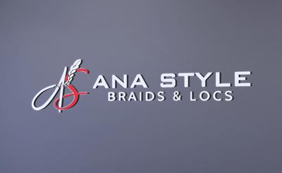 3D Acrylic frontlit Sign for Ana valdez