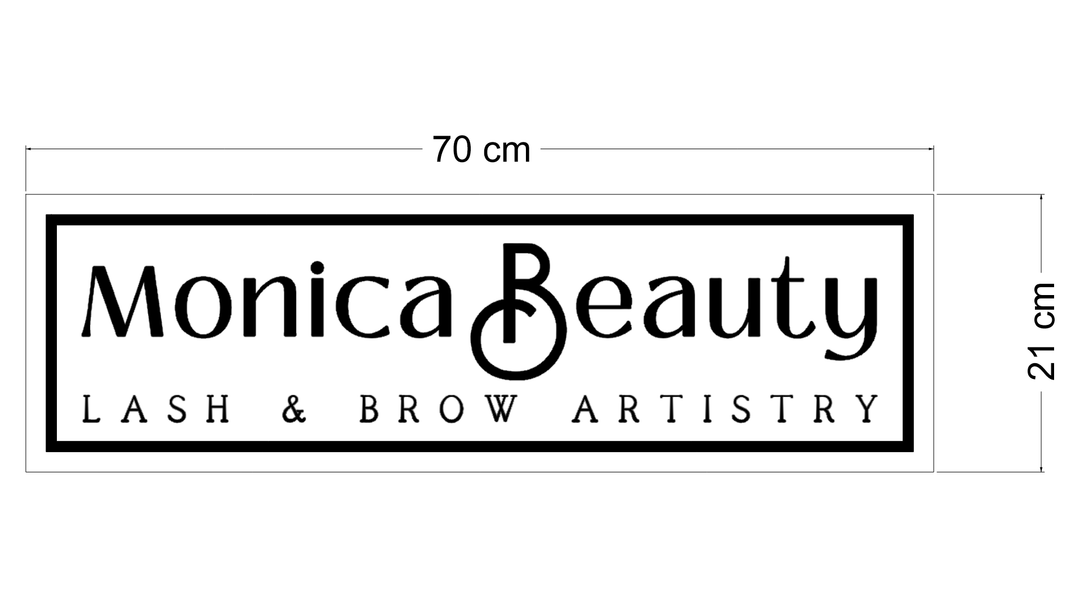 Neon acrylic for Monica Varaschin