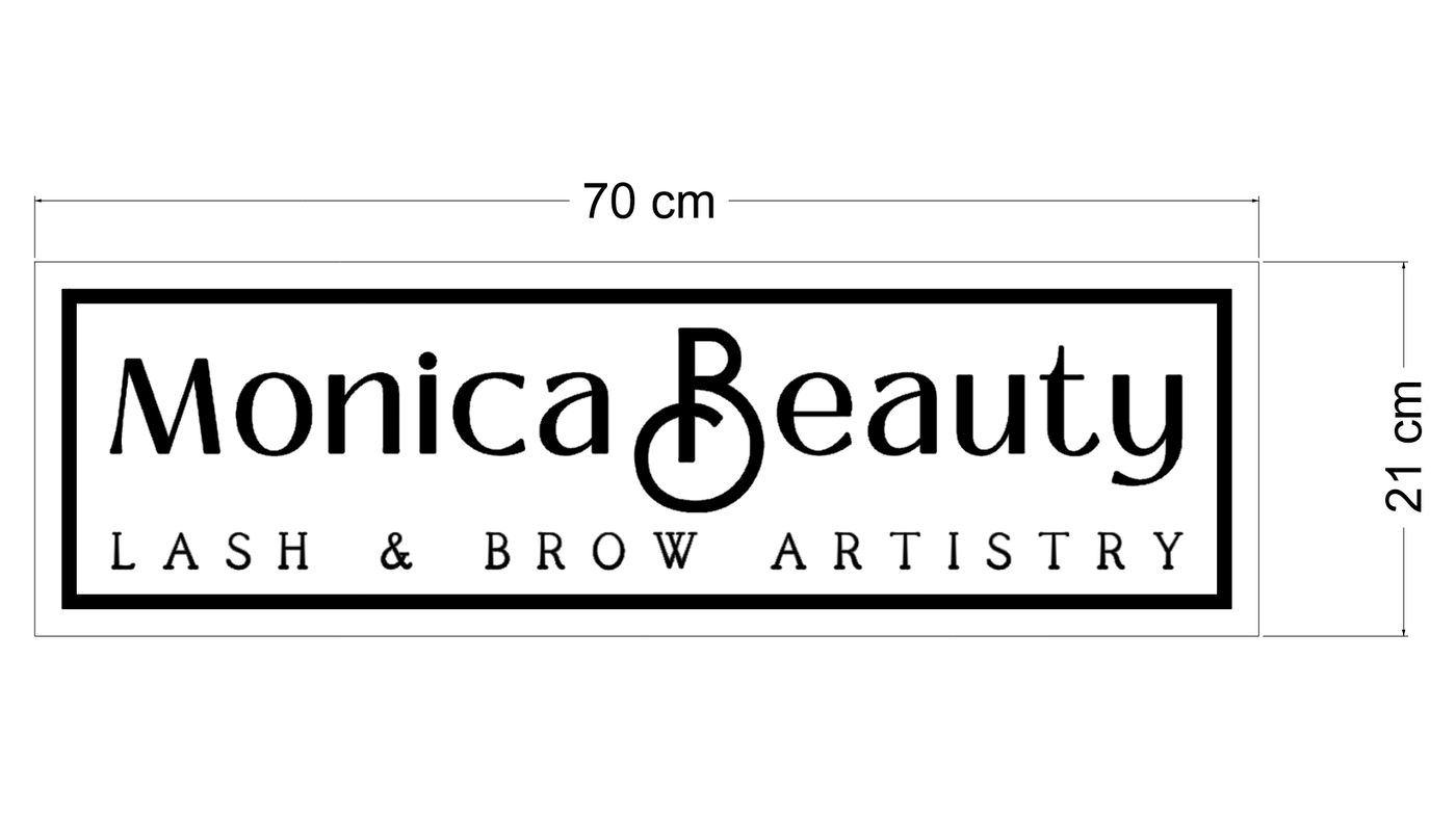 Neon acrylic for Monica Varaschin