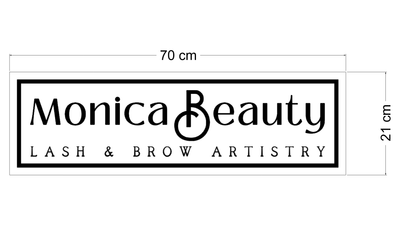 Neon acrylic for Monica Varaschin