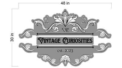 5mm hollowcut sign for Laura weber