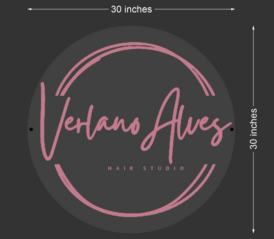 neon acrylic for Verlano Alves