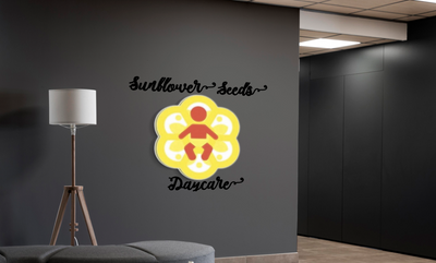 UV Acrylic Double-Lit sign for Cemonea