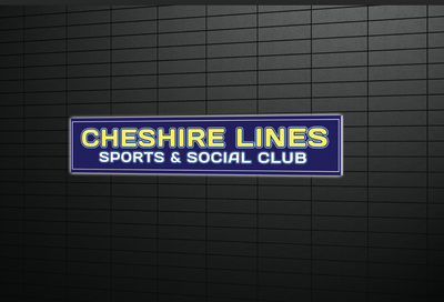 Light Box sign for Phil Davies