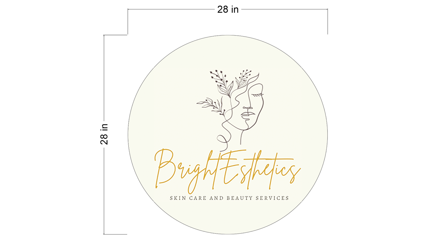 Business signage for Courtney Bright