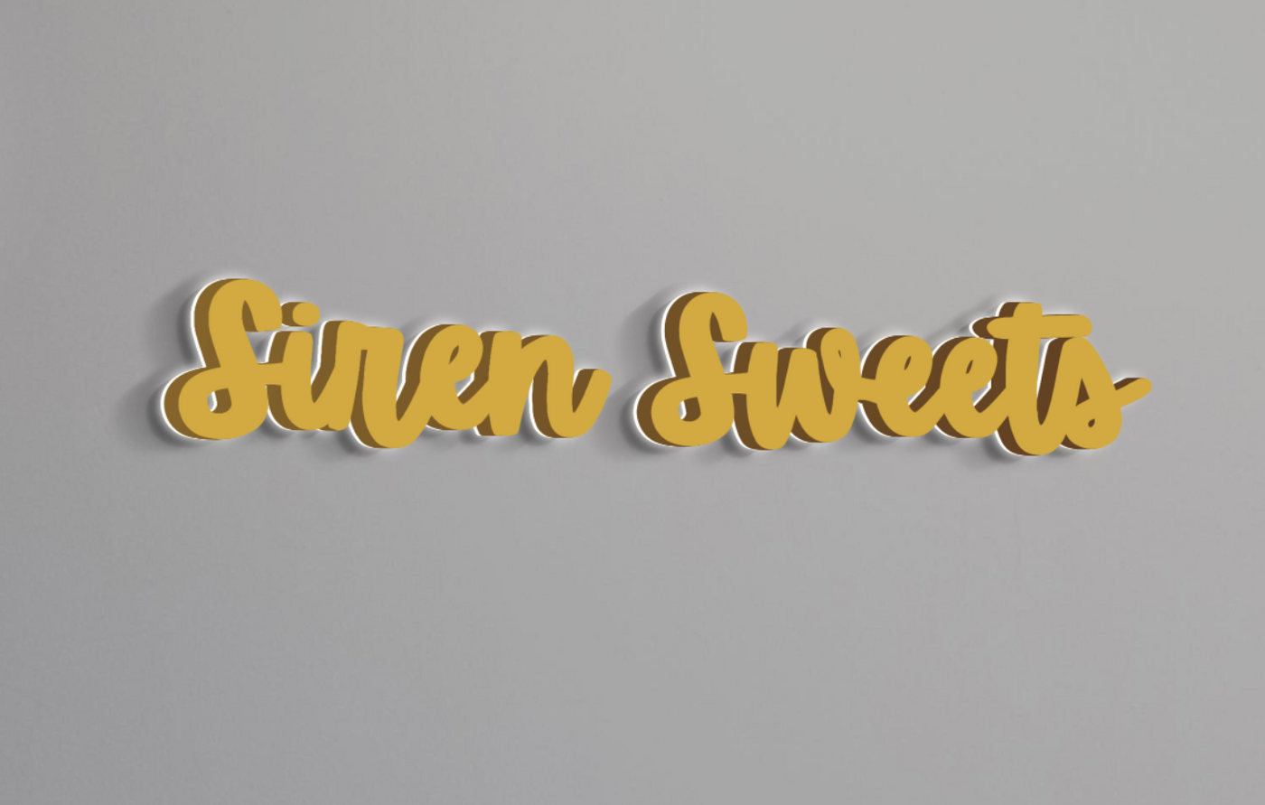 3d metal backlit for Dayna Brink