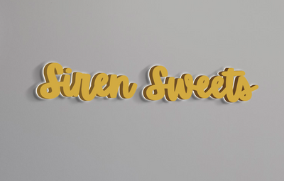 3d metal backlit for Dayna Brink