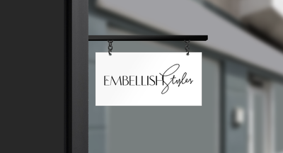 Business signage for Simone Davis