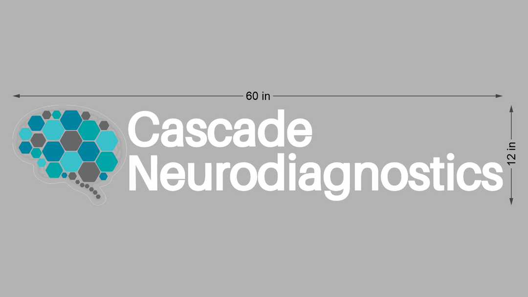 3d acrylic frontlit + 5mm brain logo with 3d backboard for Daniela Ferdico