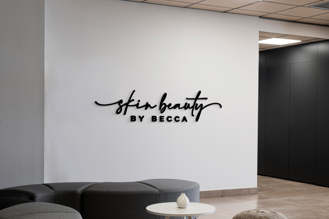 Business signage for Skin Beauty By Becca
