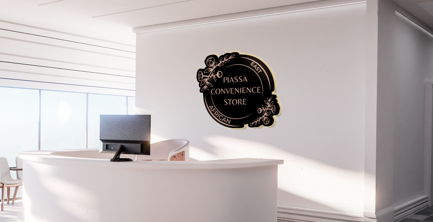 Metal backlit for Melat Yemane
