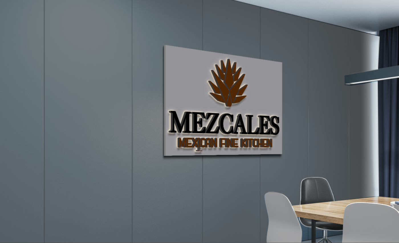 Metal Backlit Sign With Backboard for Judith Nieto