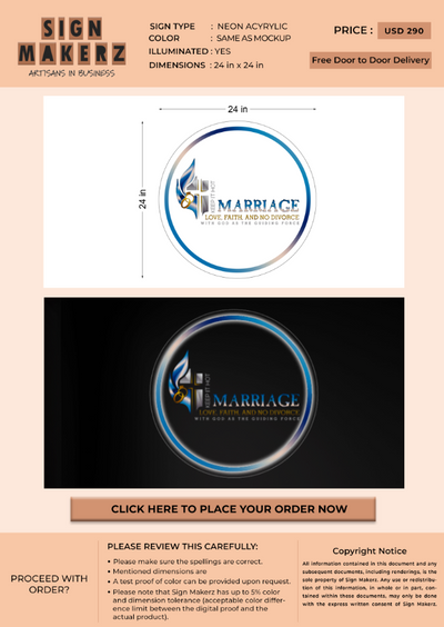 Business signage for Christy Kirkland