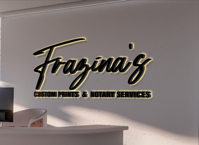 Business signage for faraz