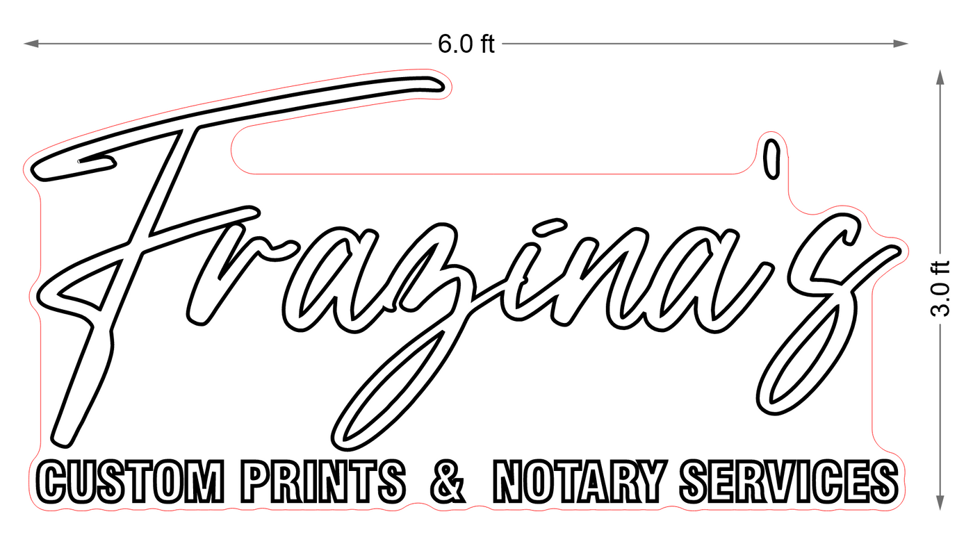 Business signage for faraz