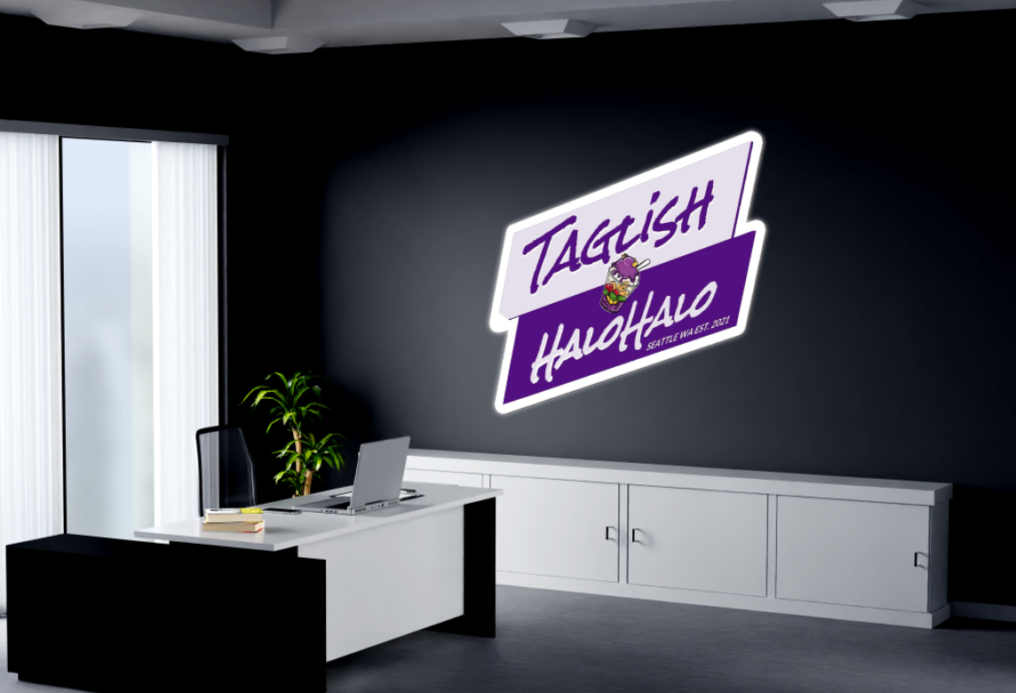 3D Acrylic Frontlit Sign For Mark