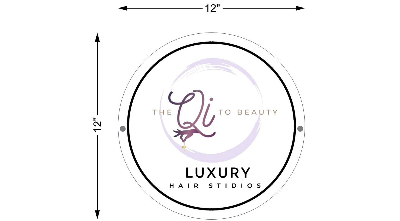 Custom Signs For The Qi to Beauty