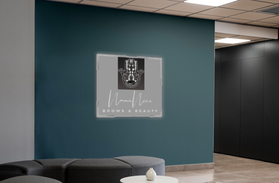 Acrylic Front-lit Sign For Naomi Mixon