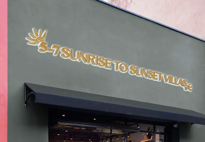 3D Metal Backlit Sign For NATASHA S. CAMPBELL