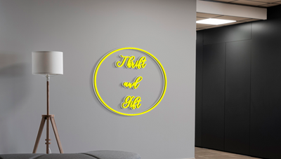 3D Acrylic Backlit Sign For Soraya