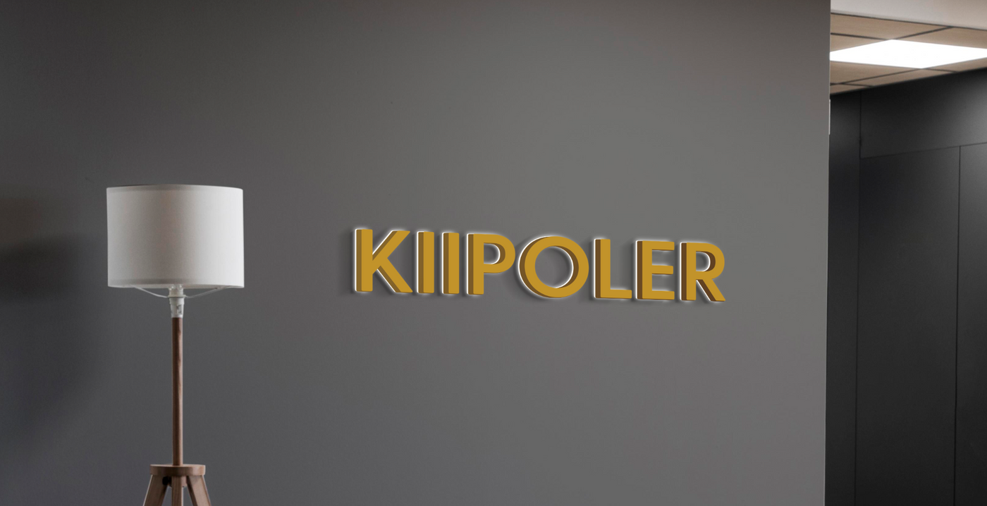 3d metal backlit for kiipoler