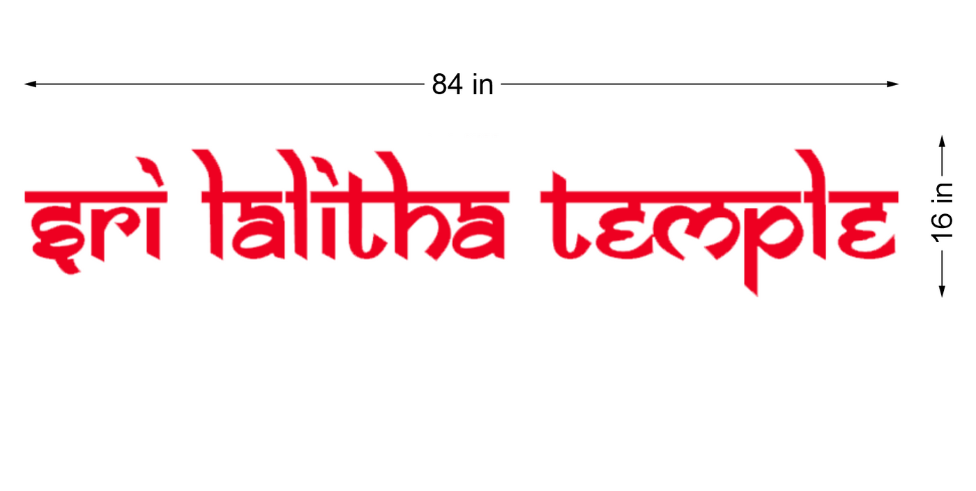 Business Signs for Sri Lalitha