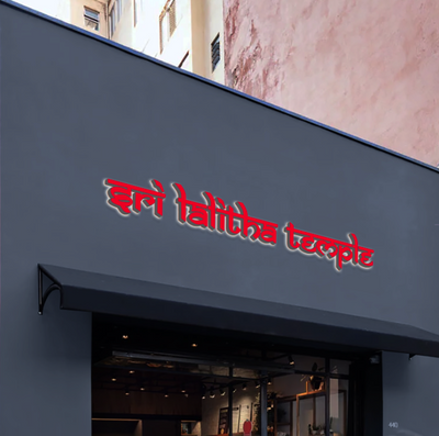 Business Signs for Sri Lalitha