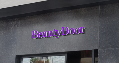 3D Metal Backlit Sign with raceways for Manoj Kumar