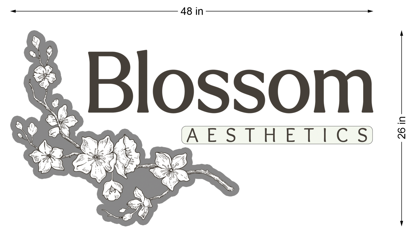 3d metal backlit for Blossom