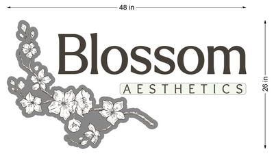 3d metal backlit for Blossom