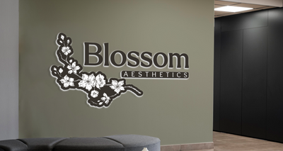 3d metal backlit for Blossom