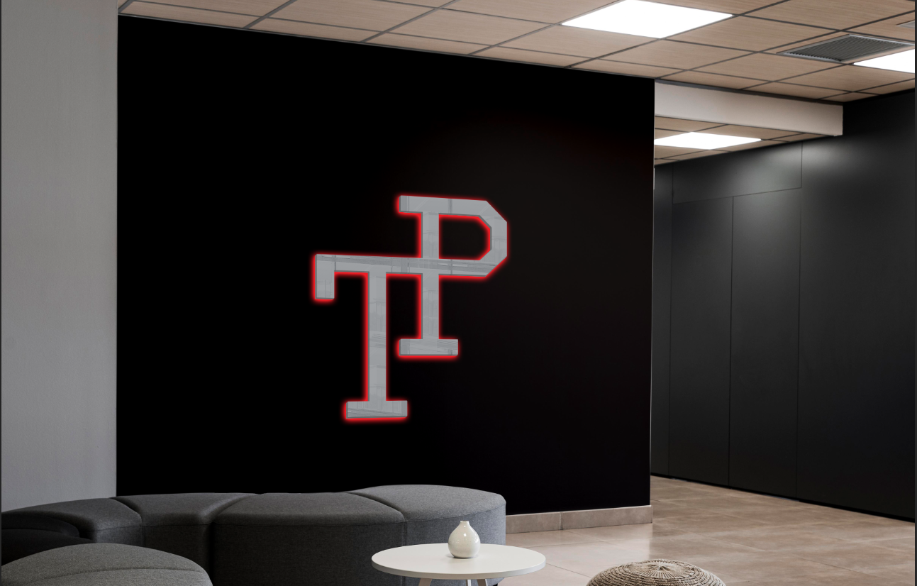 3D Metal Backlit Sign For Tom Roffe