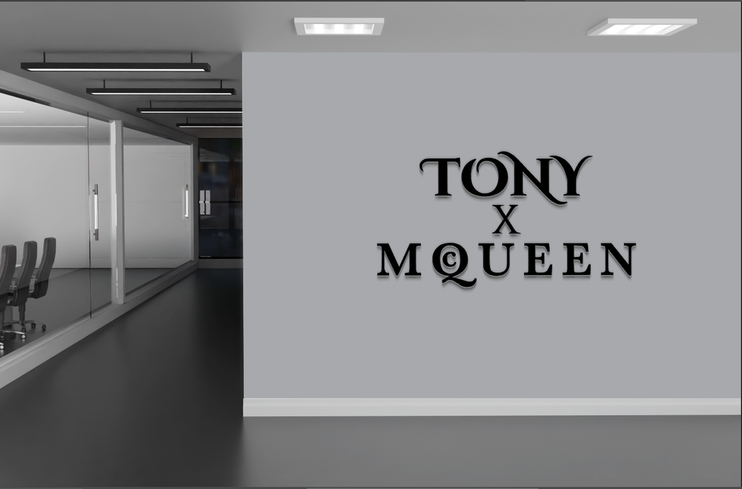 5MM Metal Letters Sign For Tony