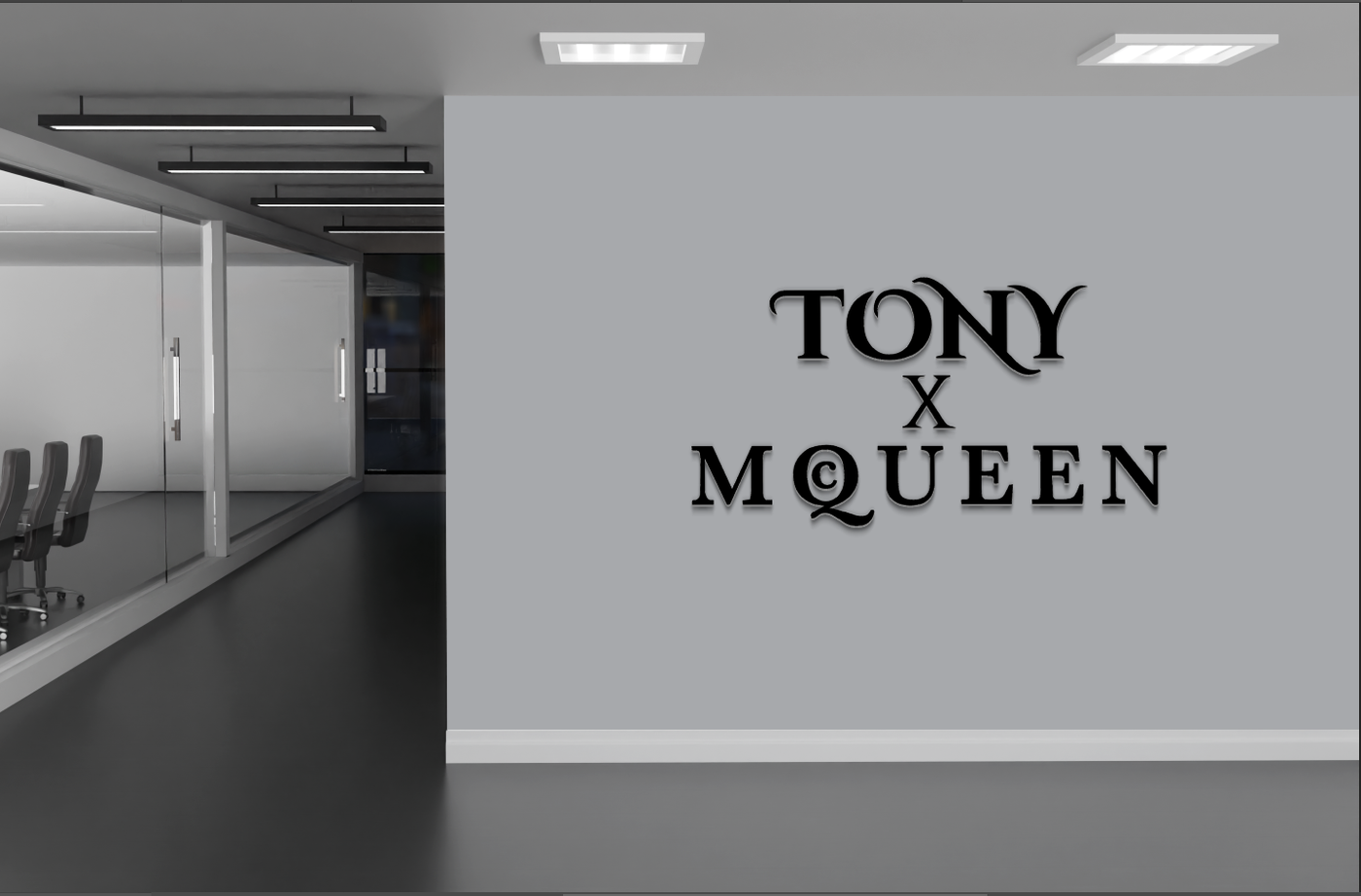 5MM Metal Letters Sign For Tony