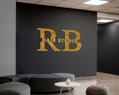 3D Metal Backlit sign for sahana