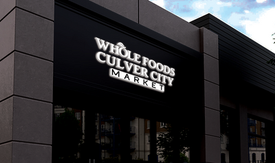 3D Metal Backlit Sign