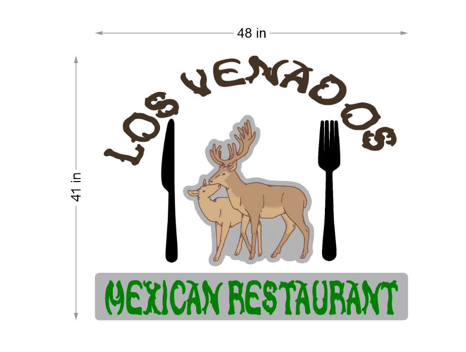 3d metal backlit sign