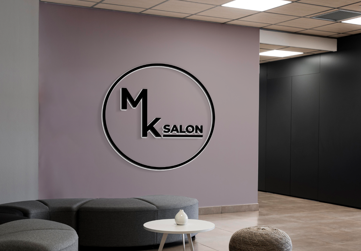 3D Metal Backlit Sign For Julene haddad