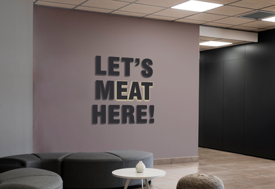 3D Metal Back-lit Sign For Raya Kharboutli
