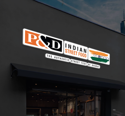 3D Acrylic Frontlit Sign for Yash Patel