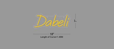LED neon sign for Yash Patel