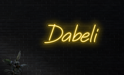 LED neon sign for Yash Patel