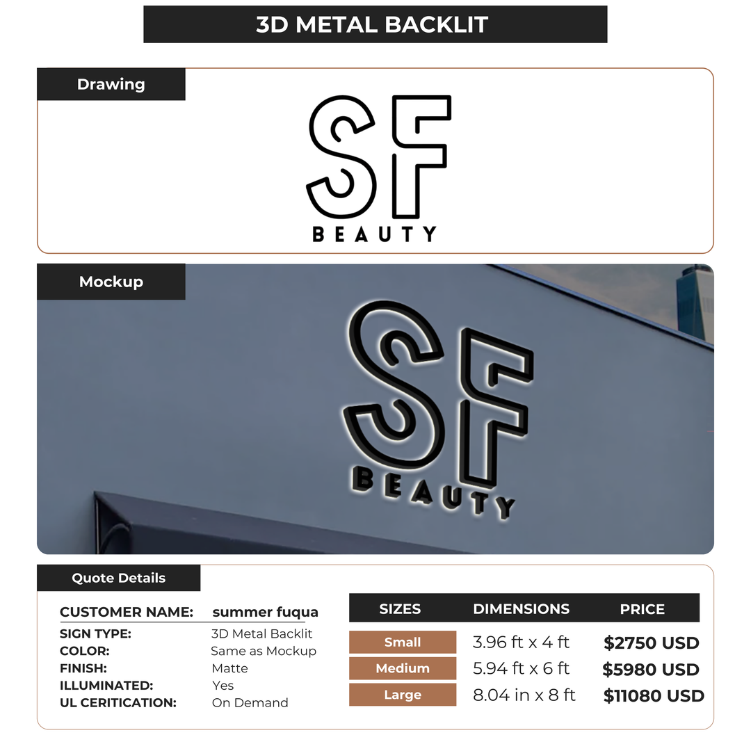 Business Signage for summer fuqua