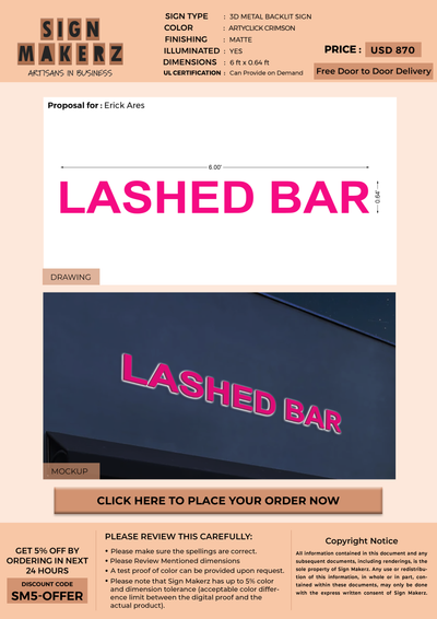 Business Signs for Erick Ares