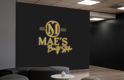 3D Metal Backlit Sign for White MaryAnn