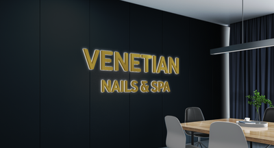 3D Metal Backlit Sign for Globe Hoang