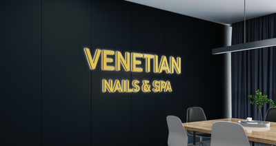 3D Metal Backlit Sign for Globe Hoang