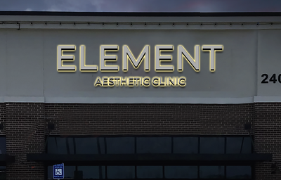 3D Metal Back-lit Sign For Jannah Abusaif Clinic